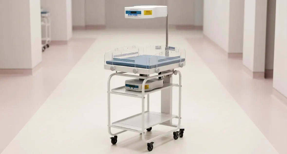 Medical diagnostic console enclosure in brushed stainless steel